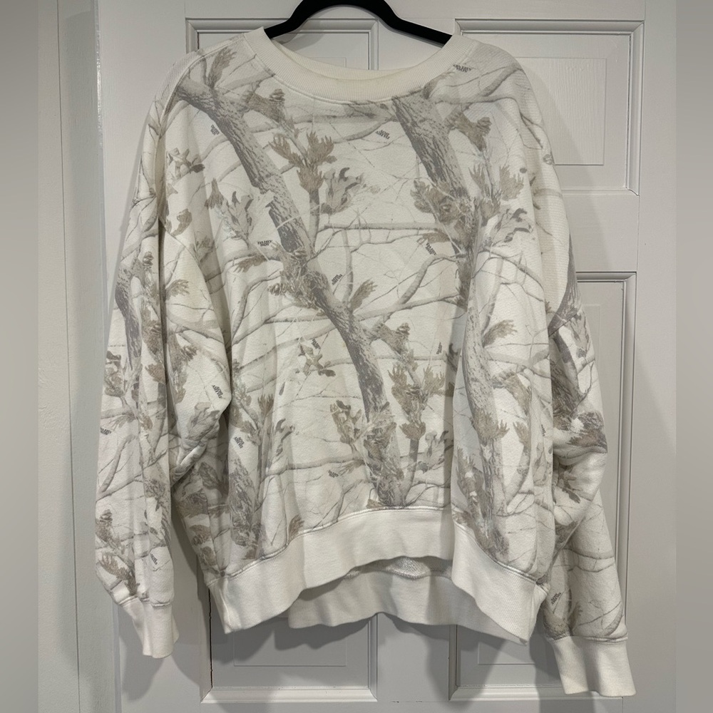 Dairy Boy Woodland Camo Crewneck